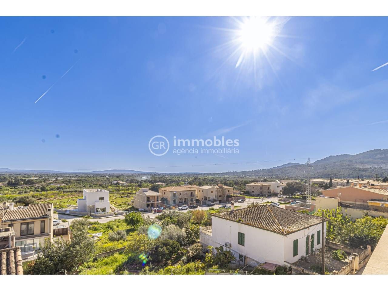 Exterior view of Flat for sale in Lloseta  with Air Conditioner, Terrace and Storage room