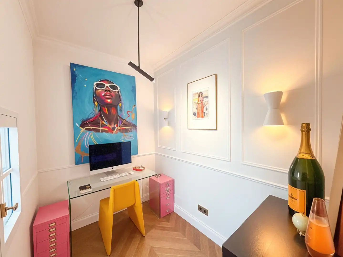 Schlafzimmer von Dachboden zum Verkauf in  Palma de Mallorca mit Klimaanlage, Heizung und Terrasse