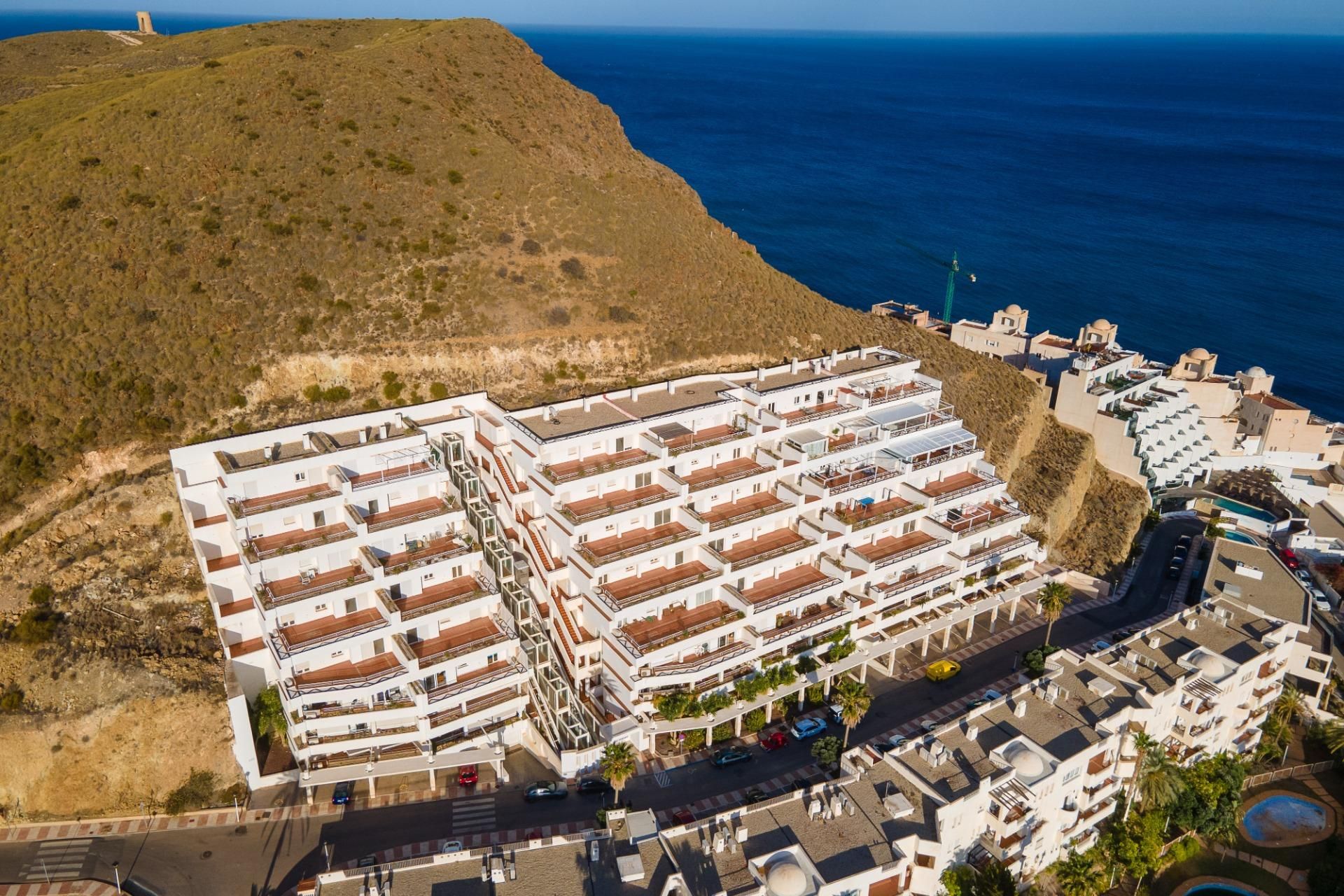 Vista exterior de Apartament en venda en Carboneras amb Aire condicionat, Terrassa i Traster