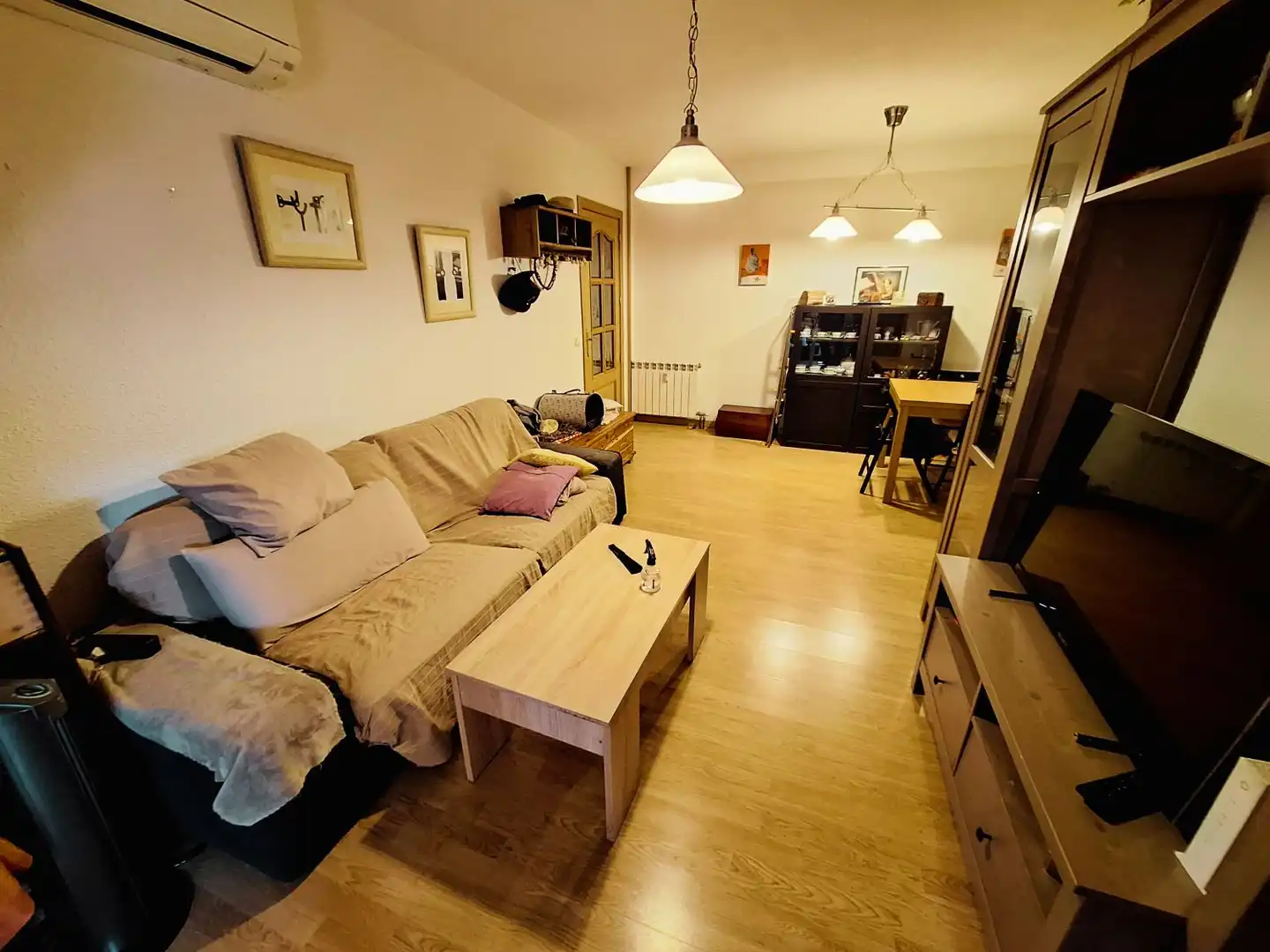 Sala d'estar de Pis en venda en Móstoles amb Aire condicionat, Calefacció i Terrassa