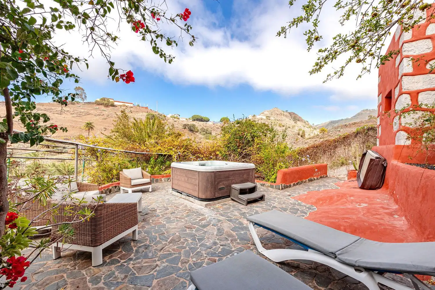 Terraza de Casa o chalet en venta en Telde con Jardín privado, Terraza y Piscina