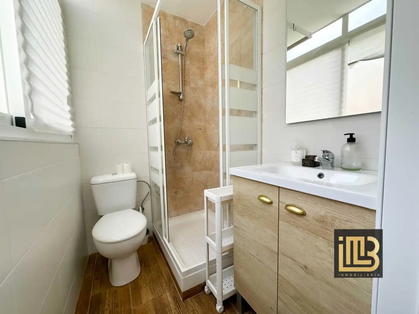 Badezimmer von Wohnung zur Miete in Málaga mit Klimaanlage und Möbliert