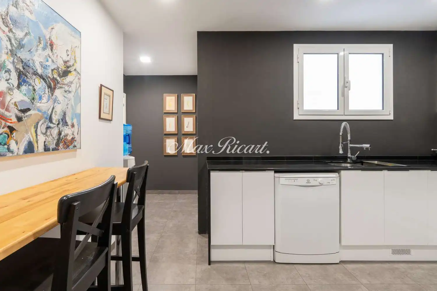 Kitchen of Flat for sale in Barcelona  with Heating, Terrace and Balcony
