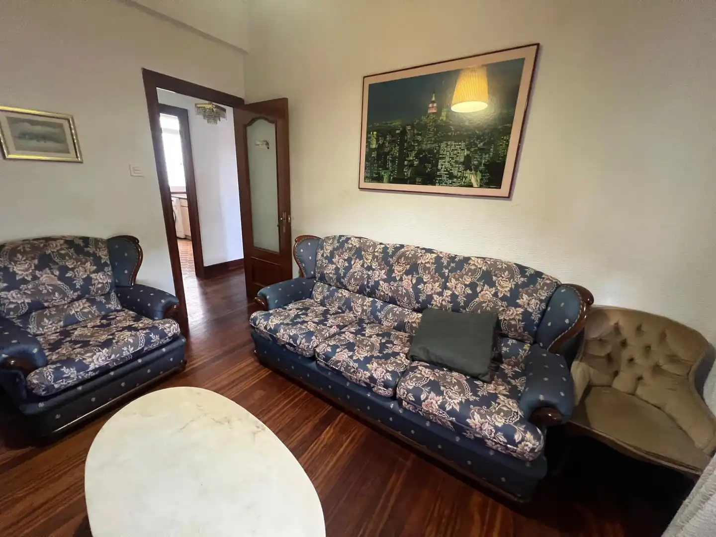 Living room of Flat for sale in Bilbao   with Heating and Balcony