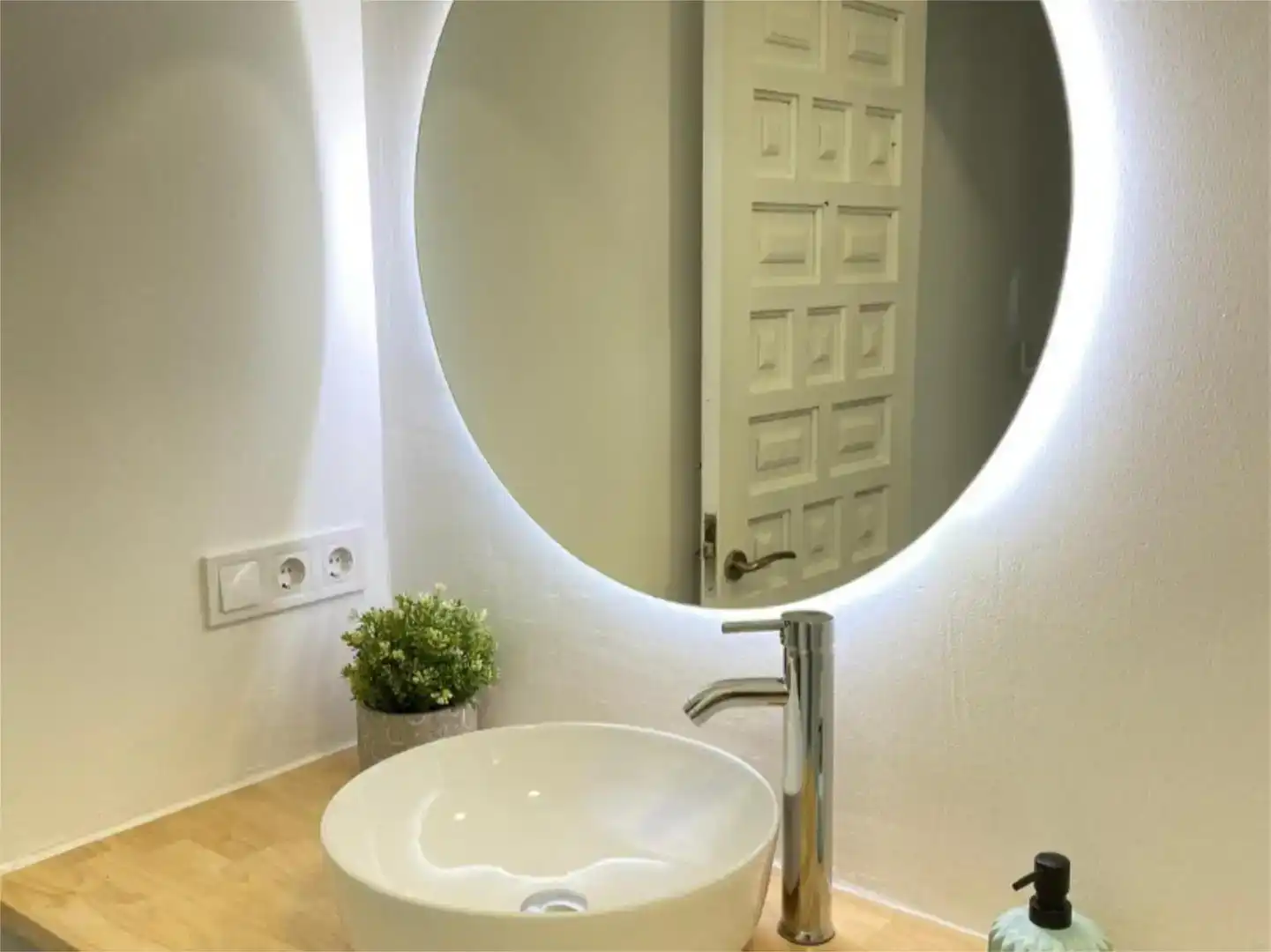 Badezimmer von Wohnung zur Miete in Jávea / Xàbia mit Klimaanlage, Privatgarten und Möbliert