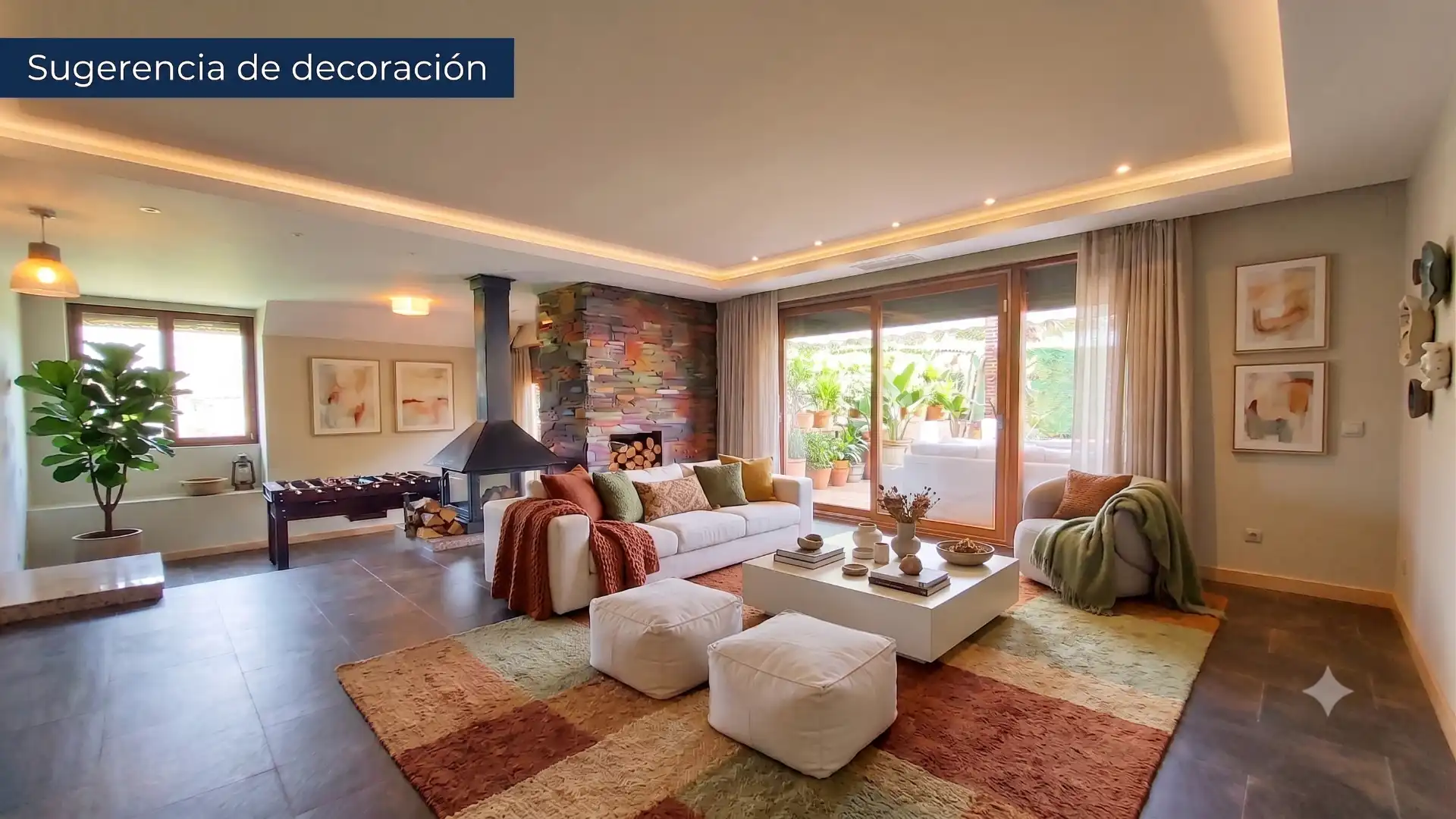 Sala d'estar de Casa o xalet en venda en Boecillo amb Aire condicionat, Calefacció i Jardí privat