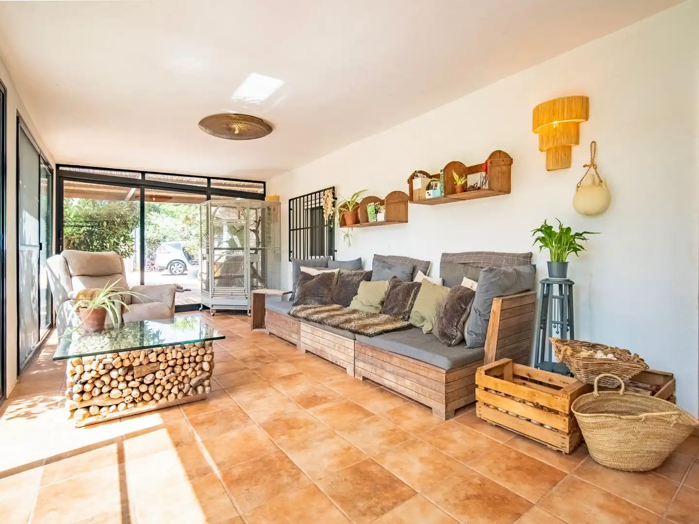 Terraza de Casa o chalet en venta en Callosa d'en Sarrià con Aire acondicionado, Jardín privado y Trastero