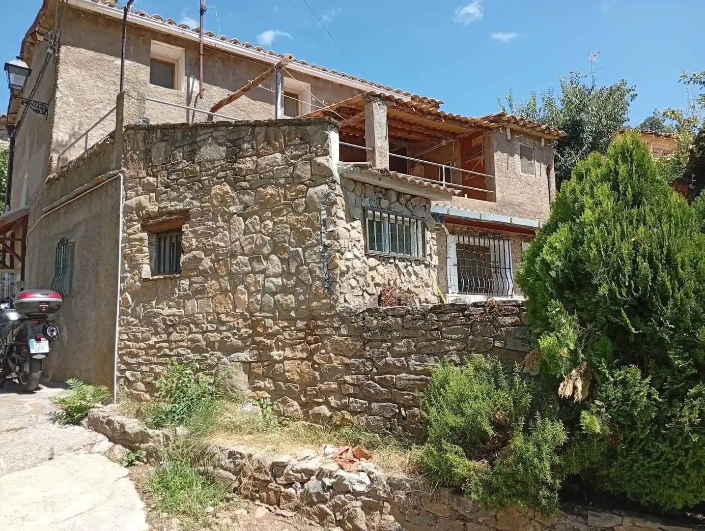 Vista exterior de Finca rústica en venta en Bierge con Calefacción, Terraza y Trastero