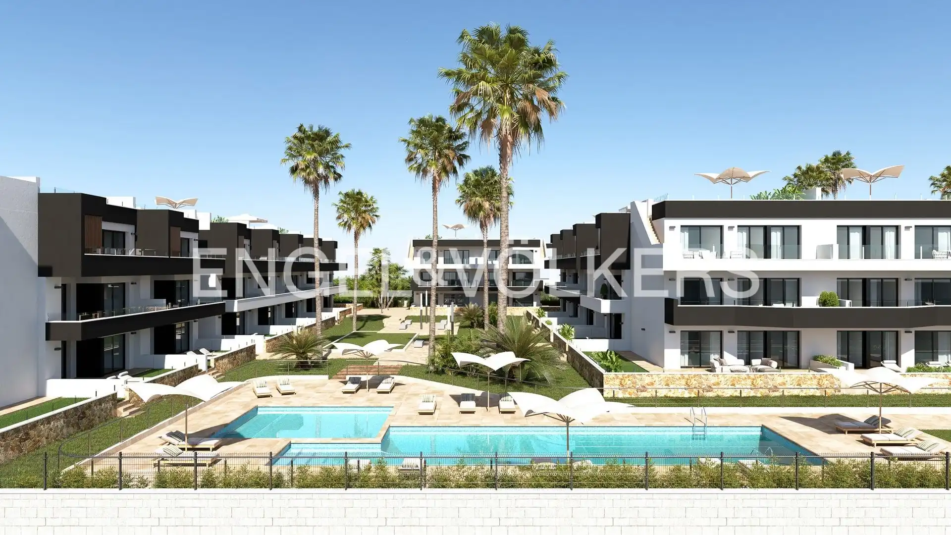Exterior view of Flat for sale in Pilar de la Horadada  with Air Conditioner, Heating and Private garden