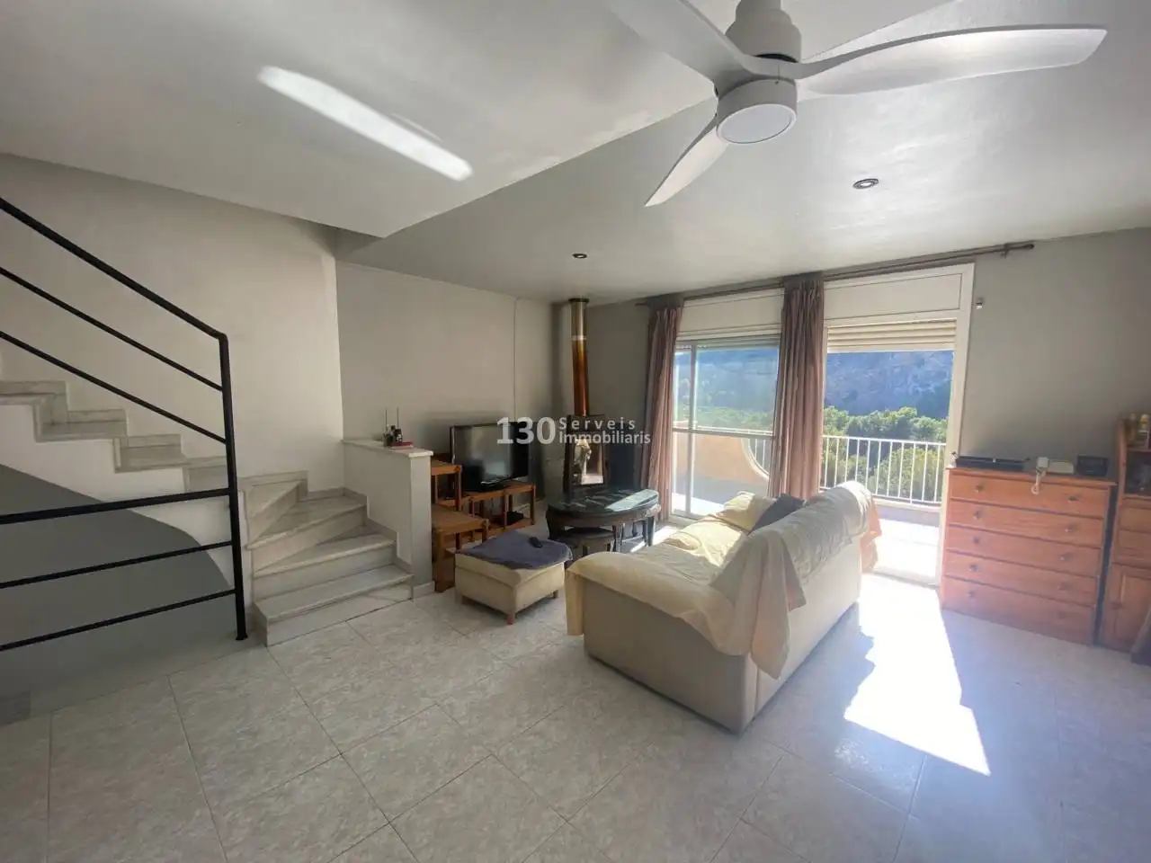 Sala de estar de Casa o chalet en venta en Sitges con Aire acondicionado, Jardín privado y Terraza