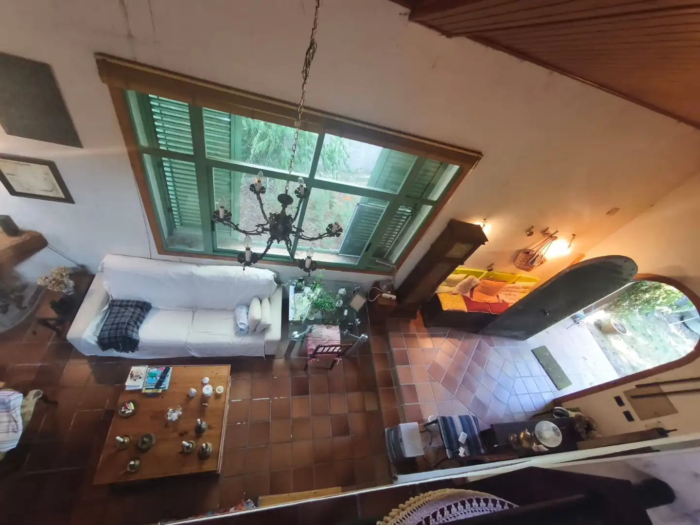 Living room of Houses for sale in Vilamarín  with Private garden, Furnished and Oven