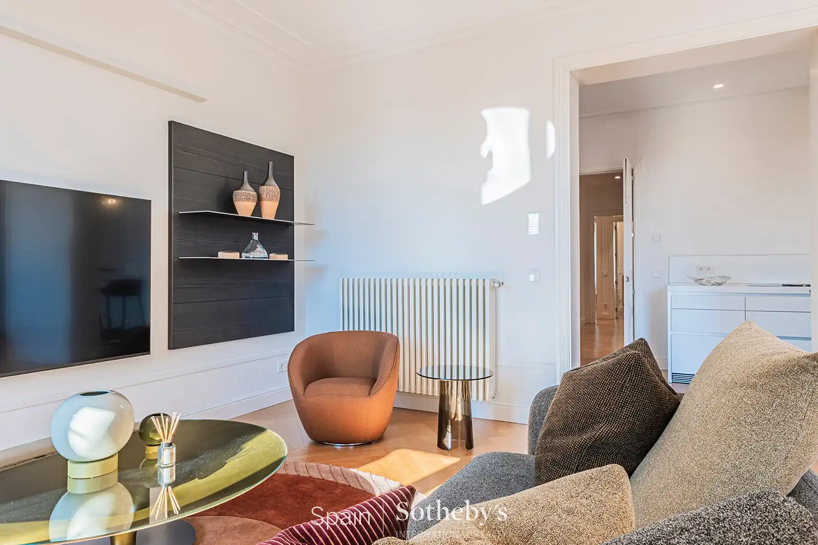 Wohnzimmer von Wohnungen zum Verkauf in Barcelona mit Klimaanlage, Heizung und Abstellraum
