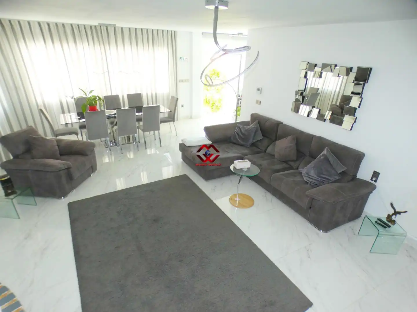Sala d'estar de Casa o xalet en venda en Mazarrón amb Aire condicionat, Calefacció i Terrassa