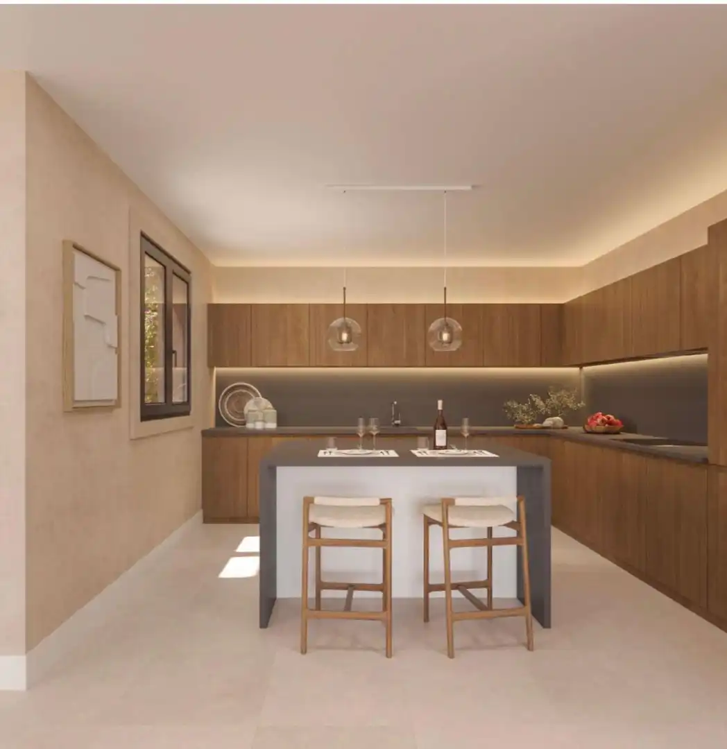 Cocina de Casa adosada en venta en Sant Joan de Labritja con Aire acondicionado, Calefacción y Jardín privado