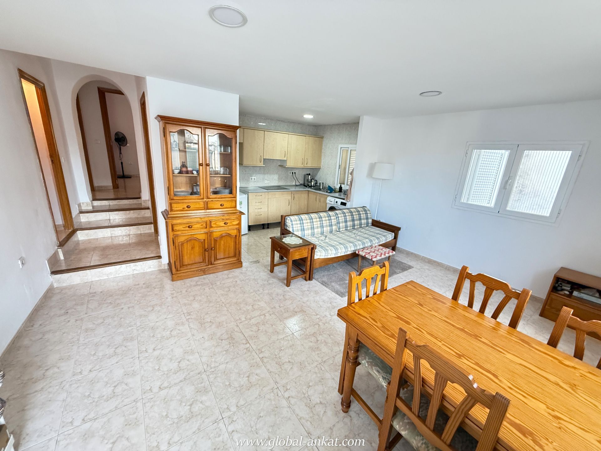 Living room of Flat for sale in Felanitx  with Air Conditioner, Terrace and Furnished