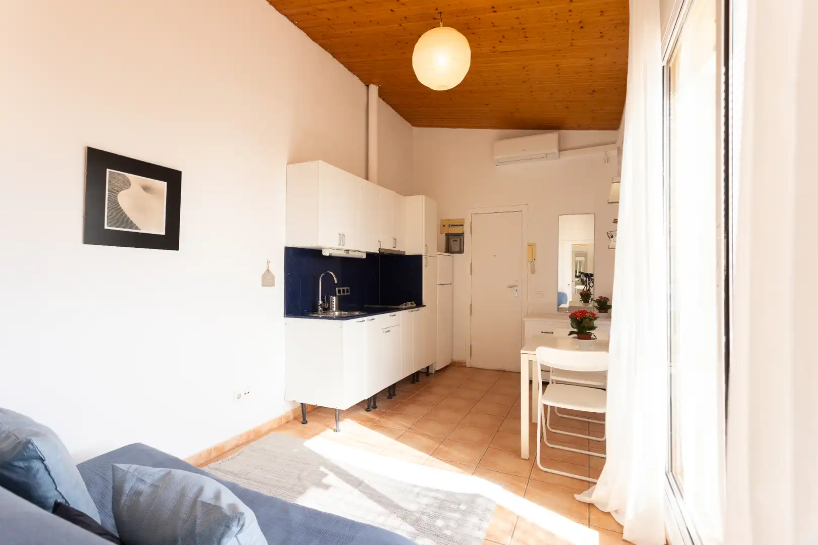 Sala de estar de Ático en venta en Barcelona con Aire acondicionado, Calefacción y Terraza