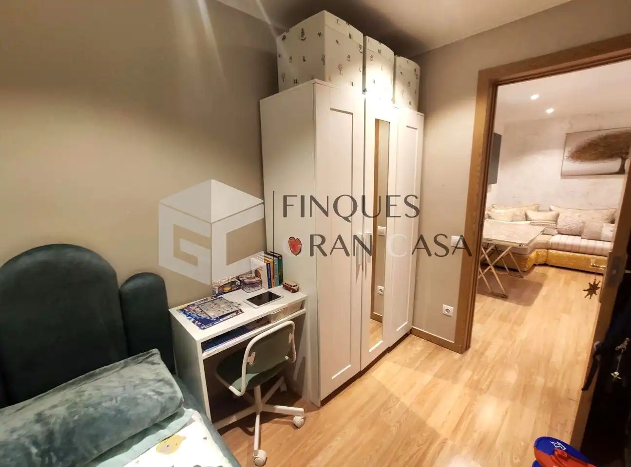 Schlafzimmer von Wohnung zum Verkauf in Canovelles mit Heizung, Parkett und Balkon