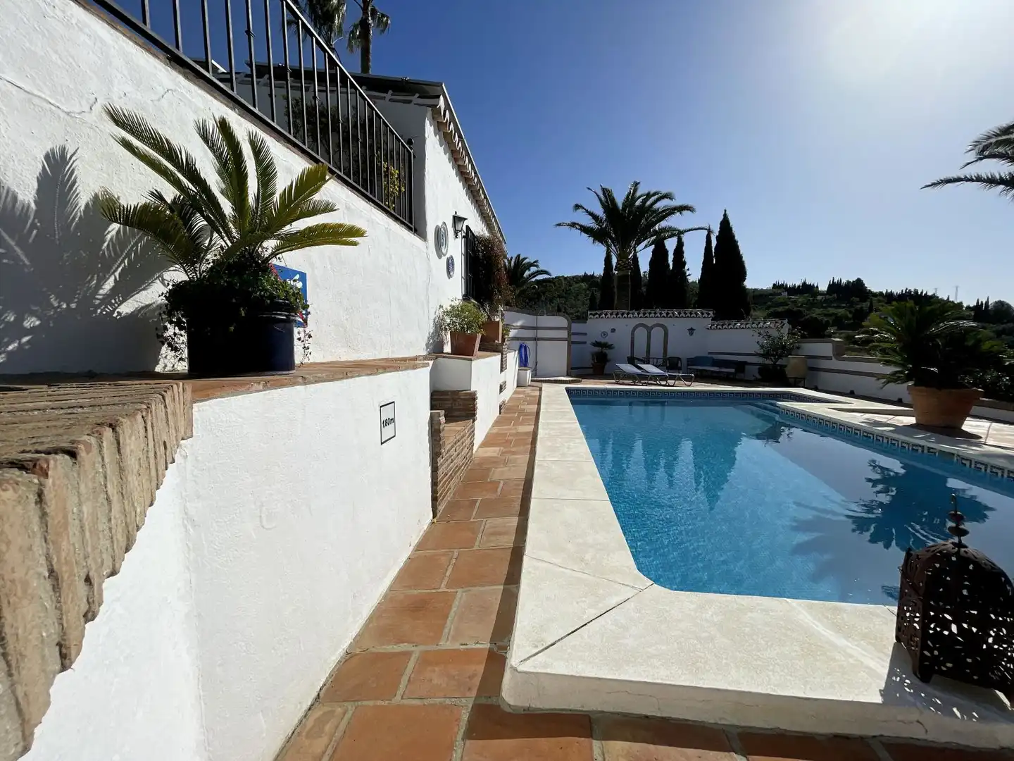 Schwimmbecken von Country house zum Verkauf in Villanueva de la Concepción mit Klimaanlage, Heizung und Privatgarten