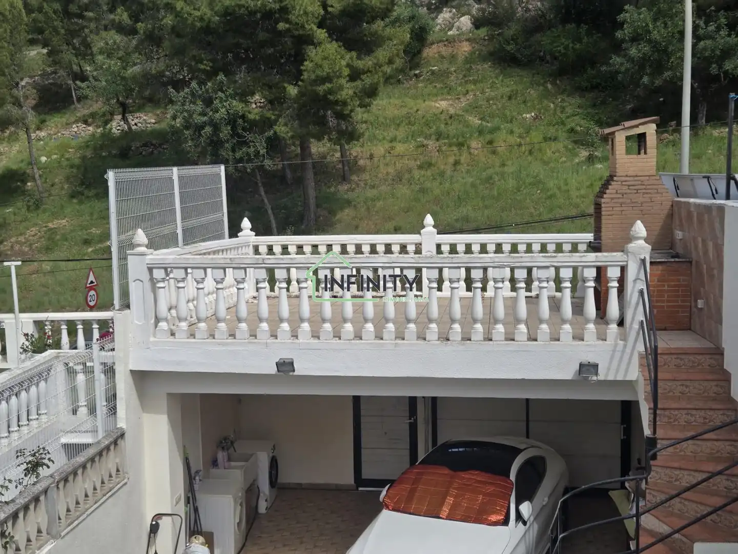 Terrassa de Casa o xalet en venda en Oliva amb Aire condicionat, Calefacció i Piscina