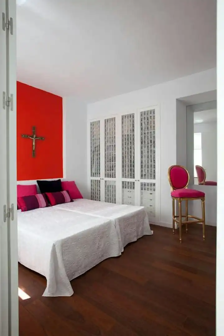 Bedroom of Flat for rent in Casco Antiguo