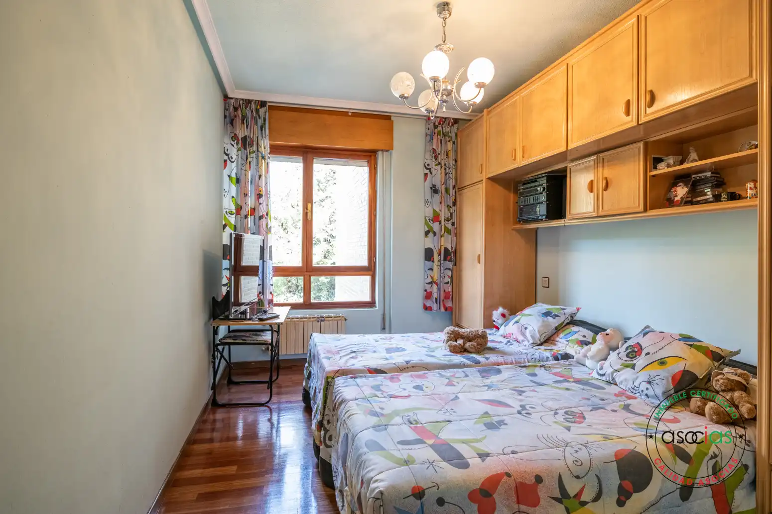 Bedroom of Flat for sale in Teverga  with Heating, Parquet flooring and Terrace