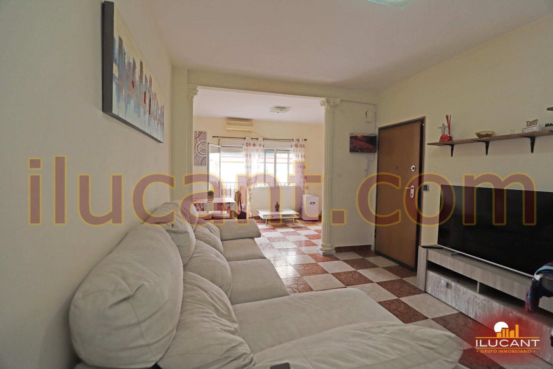 Living room of Flat for sale in Alicante / Alacant  with Alarm