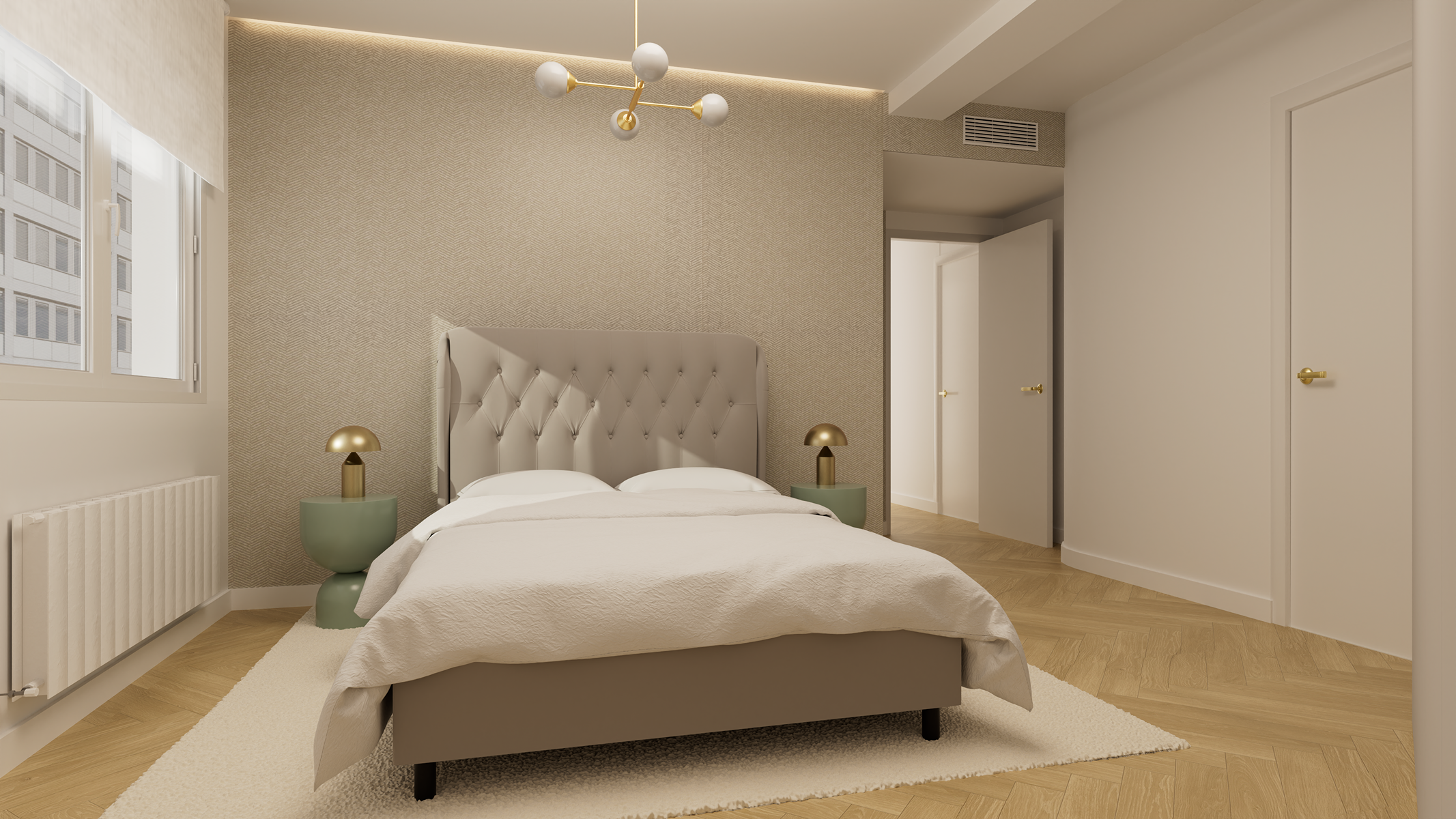 Dormitori de Apartament en venda en  Madrid Capital amb Aire condicionat, Calefacció i Terrassa