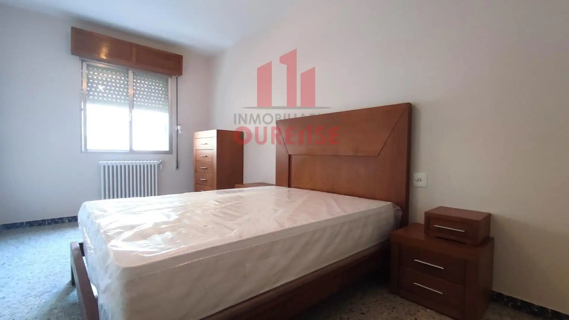 Schlafzimmer von Wohnung zur Miete in Ourense Capital  mit Heizung, Möbliert und Balkon