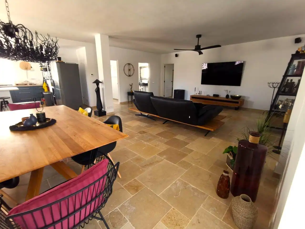 Sala de estar de Casa o chalet en venta en Alhaurín de la Torre con Aire acondicionado, Calefacción y Jardín privado