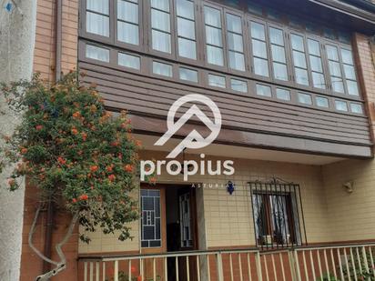 Exterior view of House or chalet for sale in Cabranes  with Private garden and Terrace