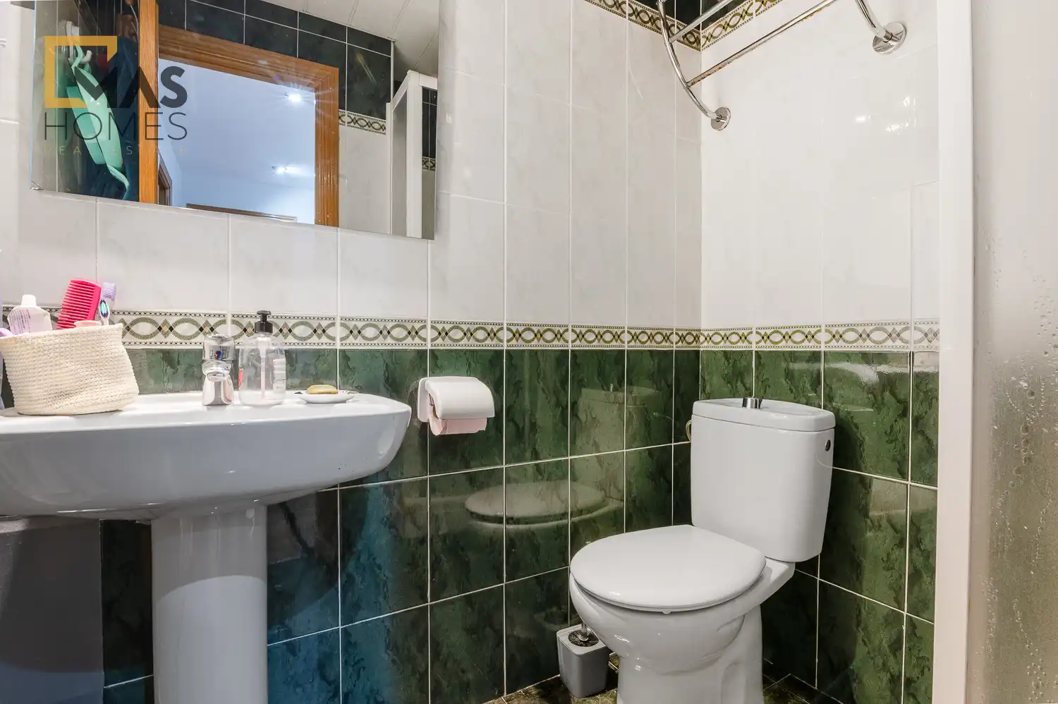 Badezimmer von Wohnung zum Verkauf in Terrassa mit Klimaanlage, Heizung und Terrasse