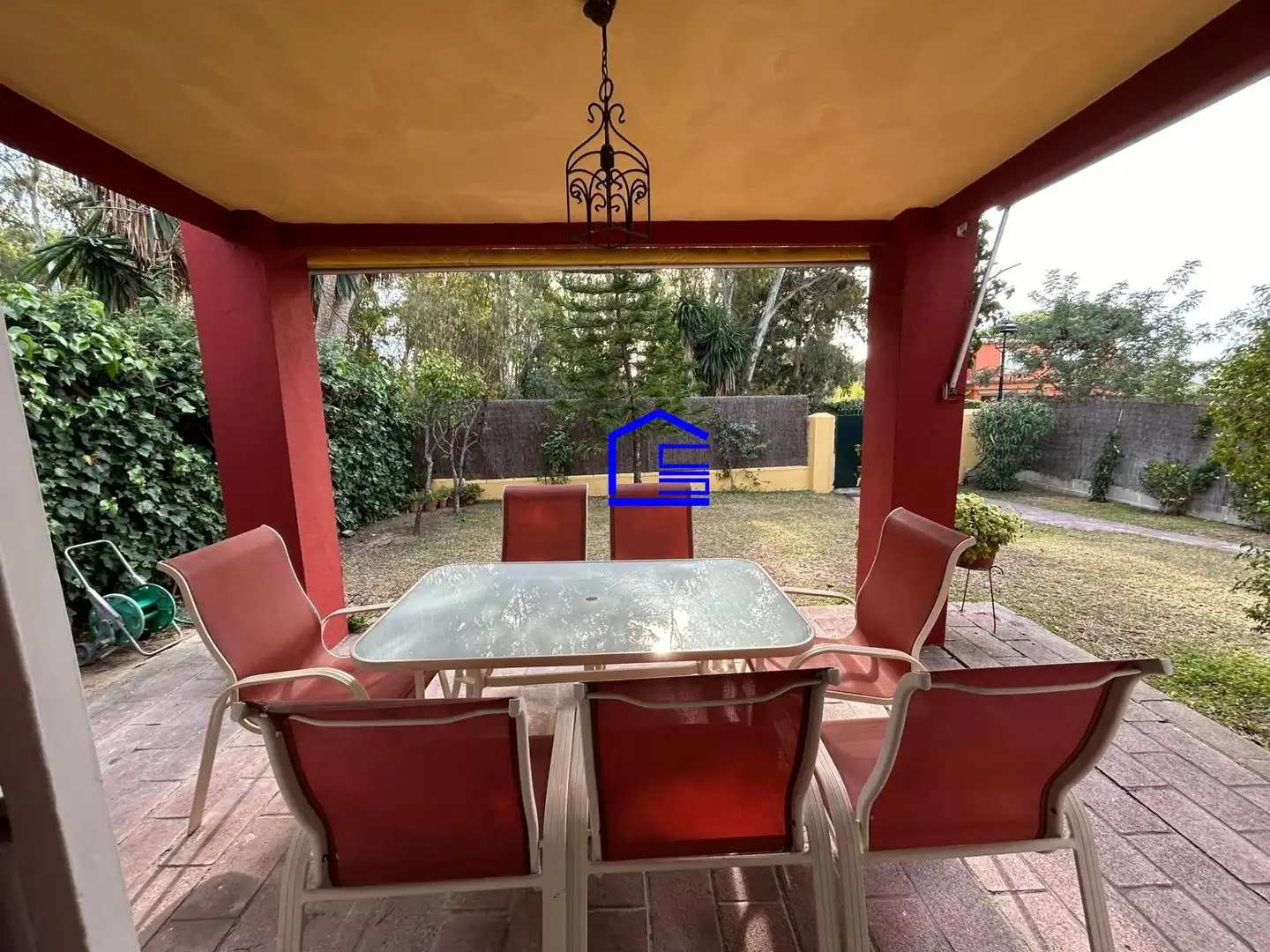 Terraza de Casa o chalet de alquiler en El Puerto de Santa María con Aire acondicionado, Calefacción y Jardín privado