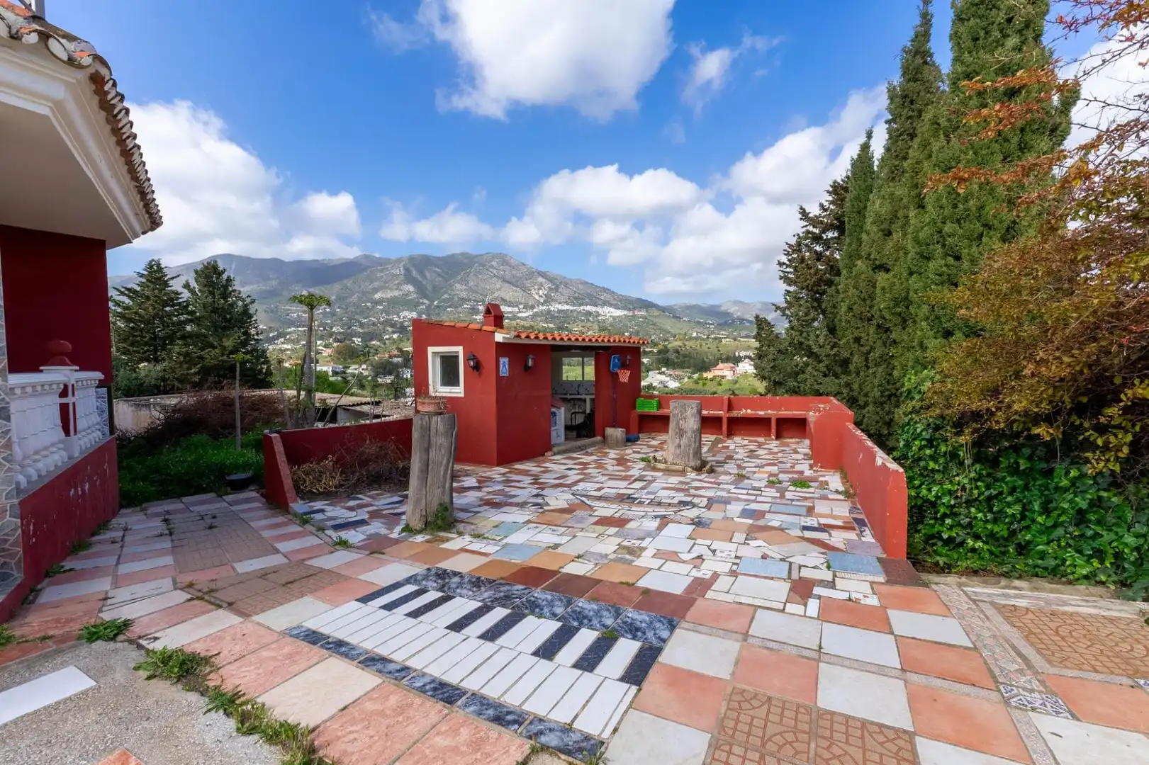 Jardín de Finca rústica en venta en Mijas con Aire acondicionado, Jardín privado y Terraza