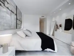Habitación de Apartamento en venta en Medina de las Torres con Aire acondicionado, Terraza y Piscina