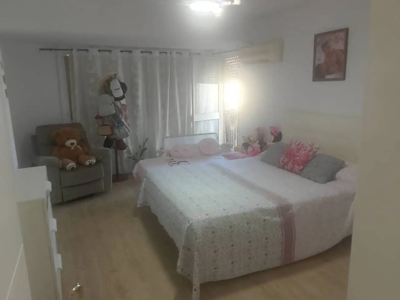 Bedroom of Flat for sale in Gandia  with Air Conditioner, Furnished and Balcony