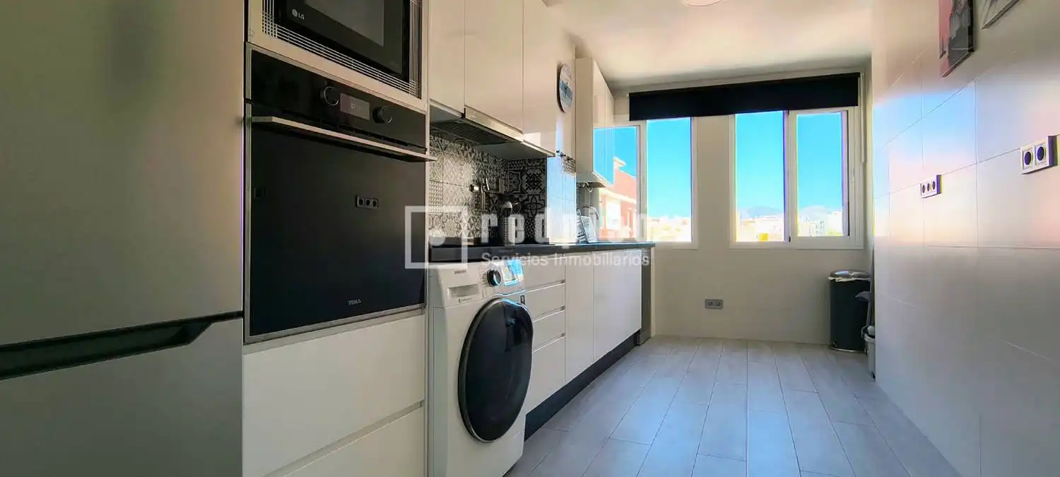 Küche von Wohnung zur Miete in Málaga mit Klimaanlage, Heizung und Möbliert