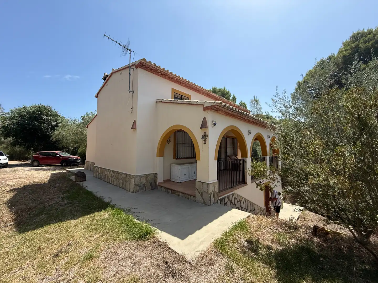 Vista exterior de Finca rústica en venta en Sanet y Negrals con Jardín privado, Terraza y Amueblado