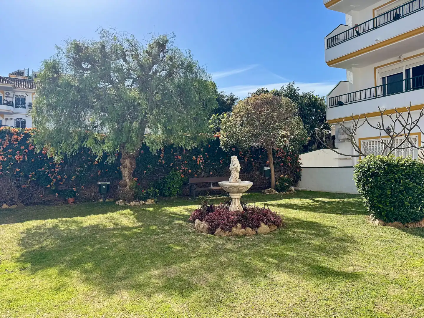 Jardí de Apartament en venda en Mijas amb Aire condicionat, Calefacció i Terrassa