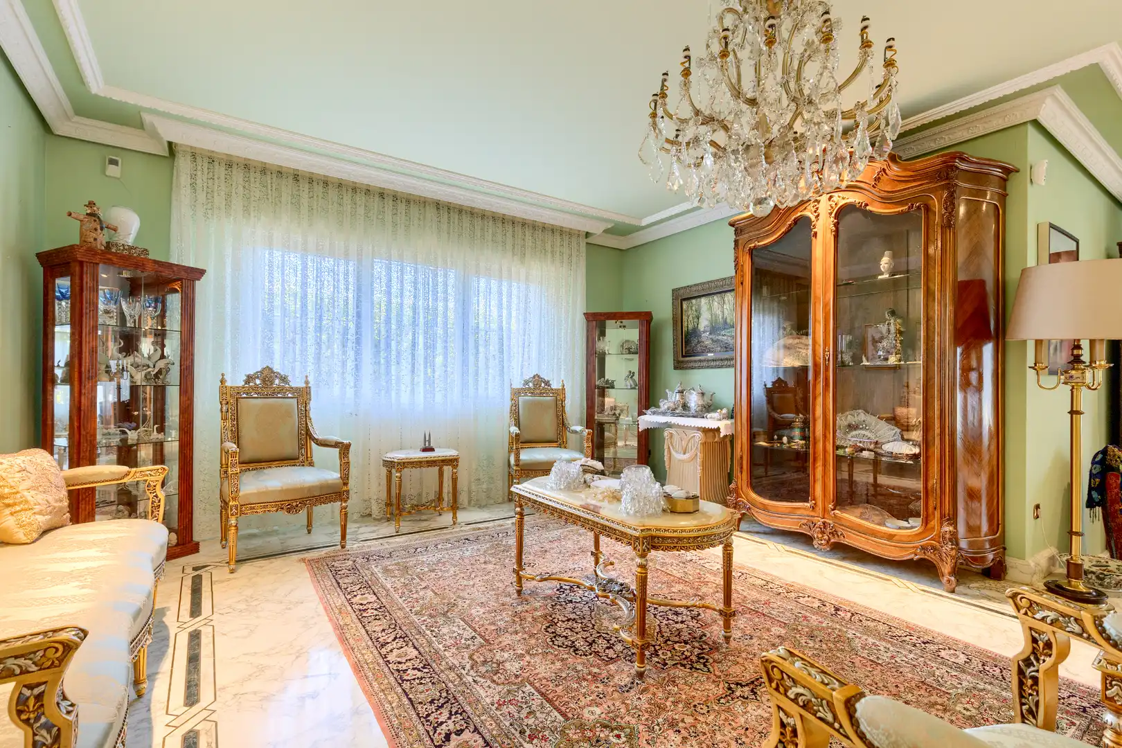 Sala de estar de Casa o chalet en venta en Villalbilla con Aire acondicionado, Calefacción y Jardín privado
