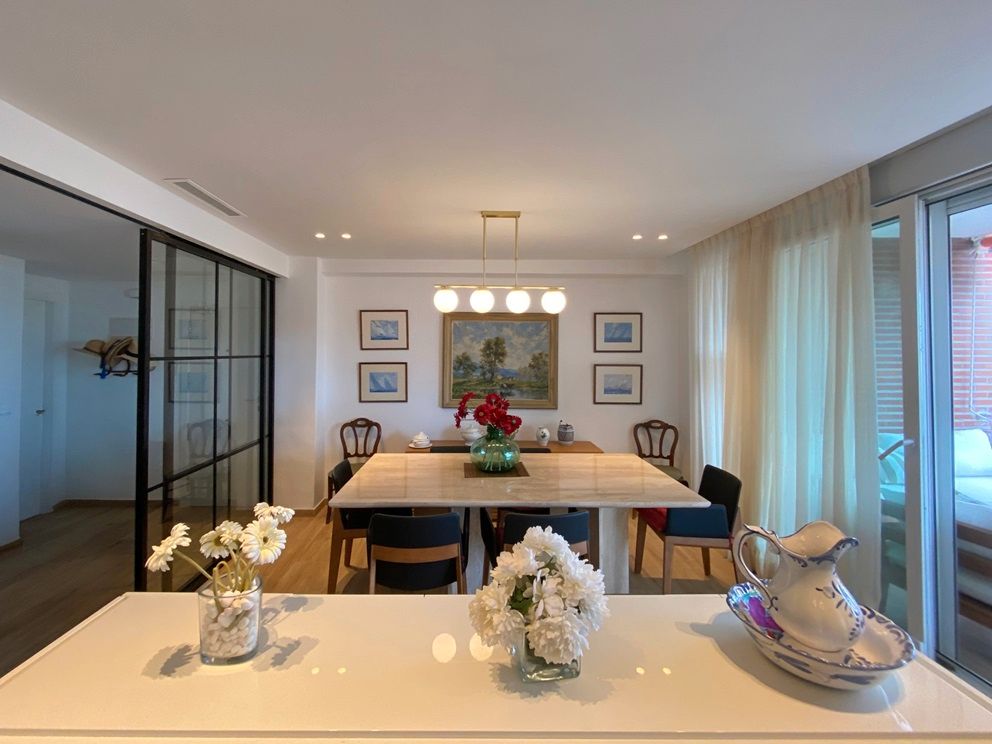 Dining room of Flat for sale in Gandia  with Air Conditioner, Heating and Terrace