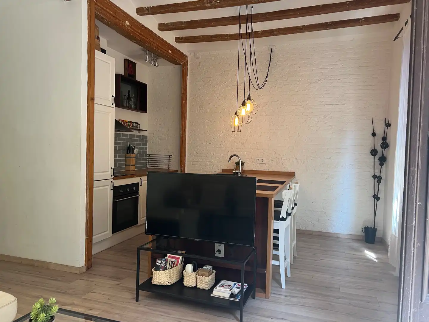 Cocina de Piso en venta en Barcelona con Aire acondicionado, Calefacción y Amueblado