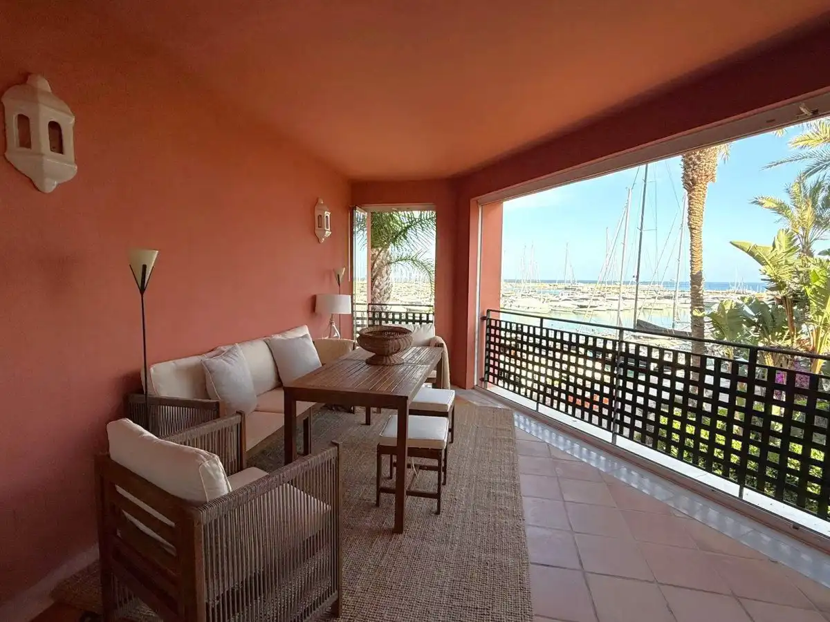 Terrace of Apartments for rent in Sotogrande  with Air Conditioner, Heating and Terrace