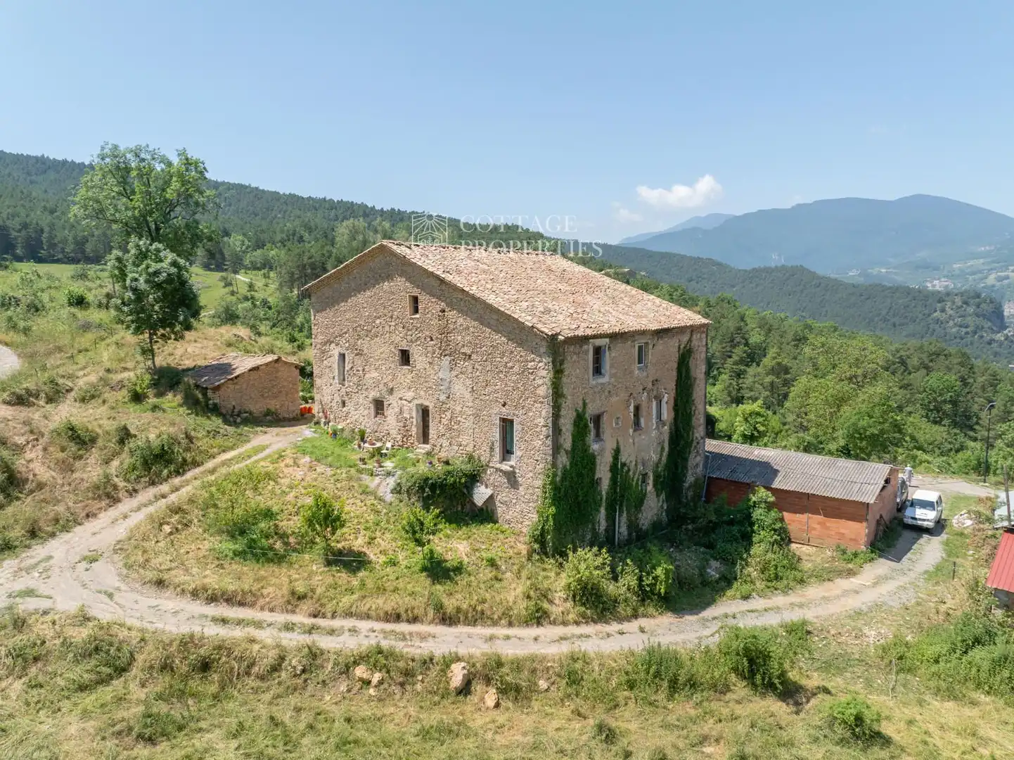 Vista exterior de Finca rústica en venda en La Nou de Berguedà