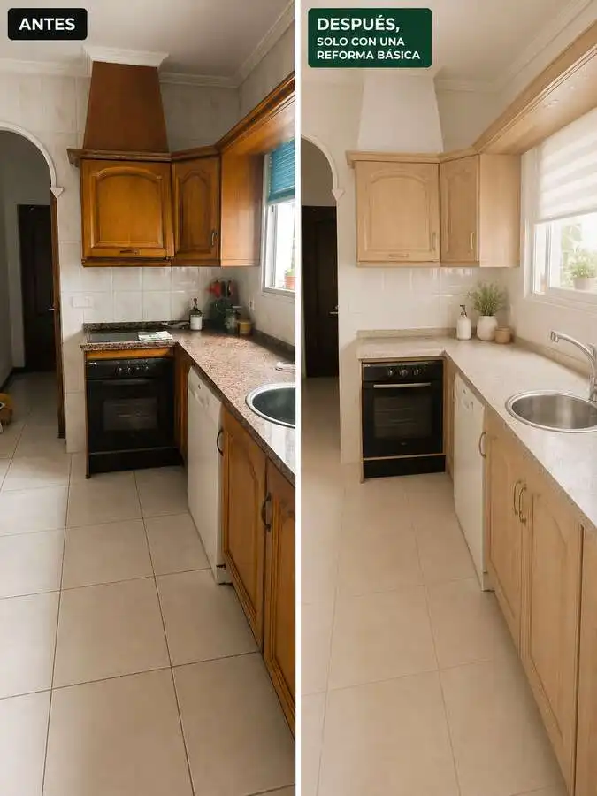 Küche von Haus oder Chalet zum Verkauf in Sevilla mit Terrasse und Abstellraum