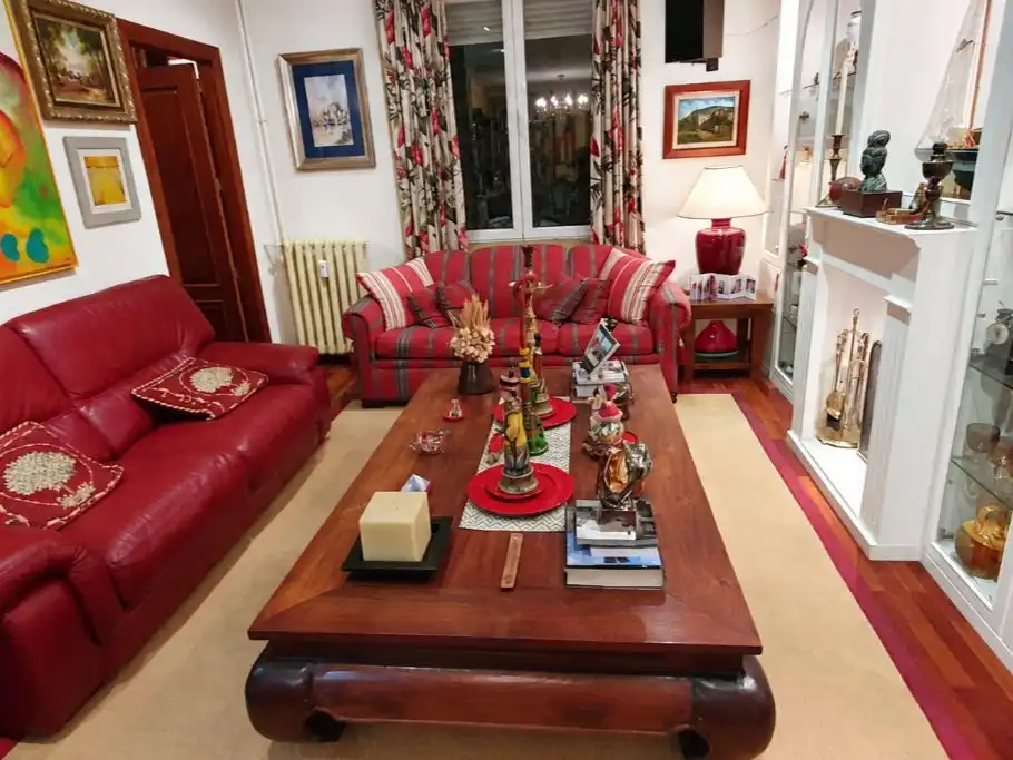 Living room of Flat for sale in  Madrid Capital  with Air Conditioner