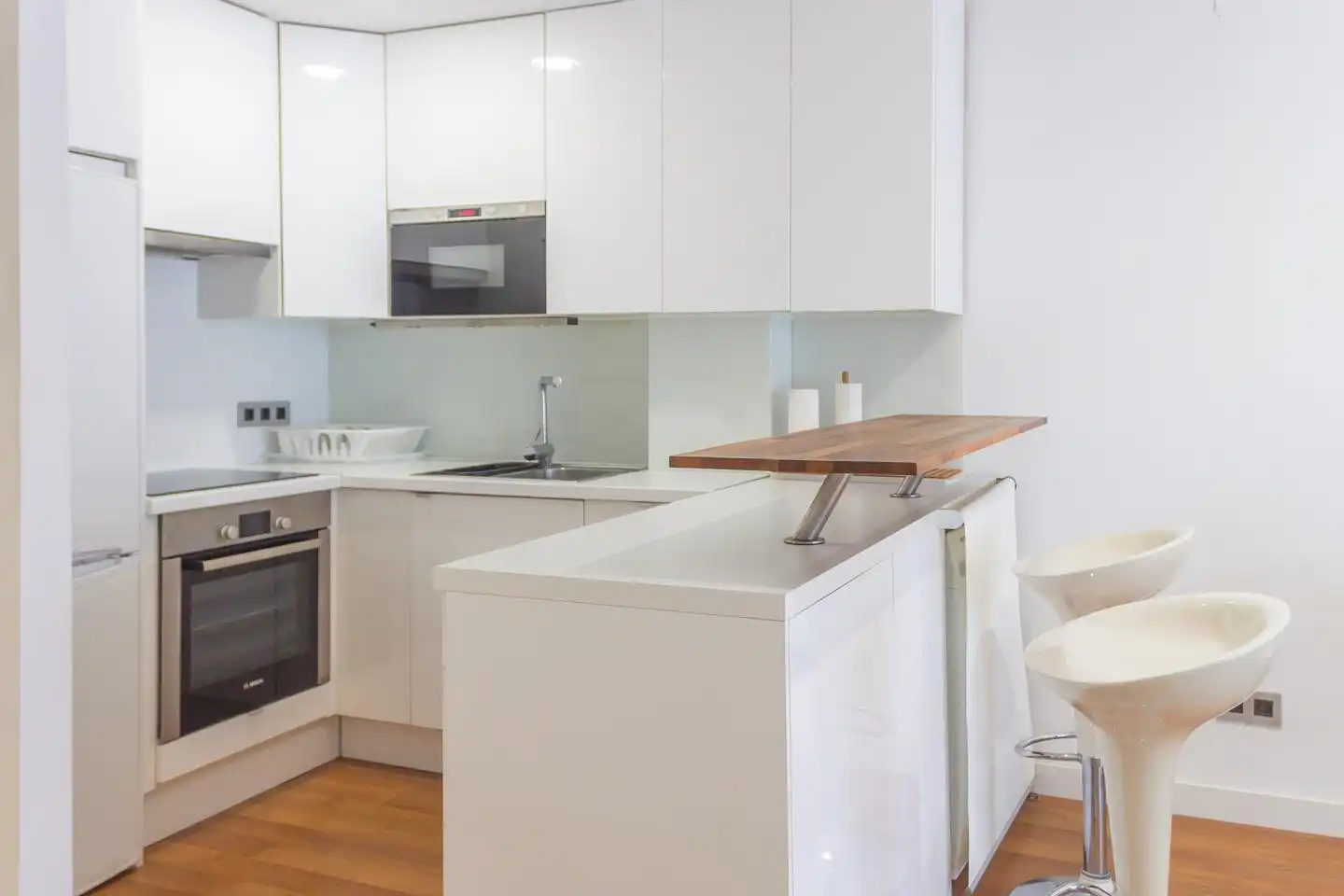 Küche von Wohnung zur Miete in Benicasim / Benicàssim mit Parkett und Gemeinschaftspool