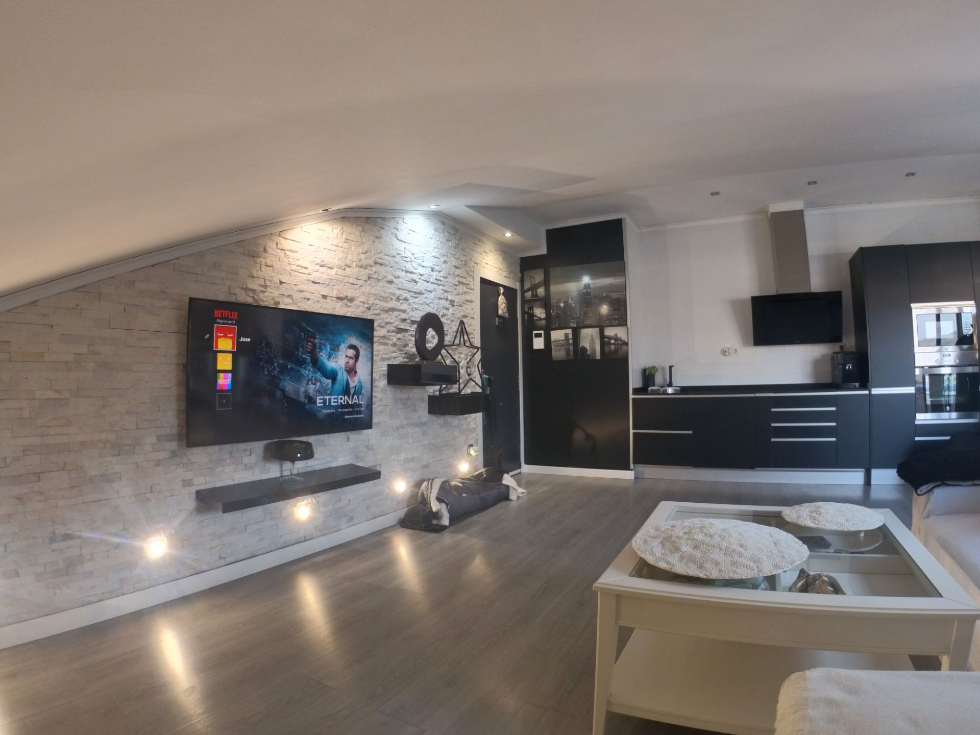 Sala d'estar de Dúplex en venda en Castellón de la Plana / Castelló de la Plana amb Aire condicionat, Terrassa i Traster