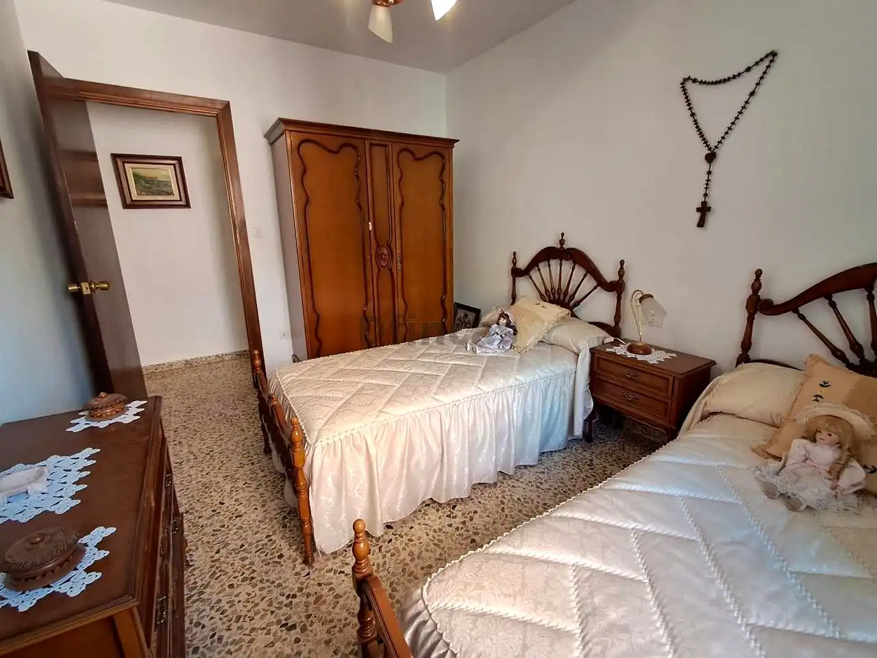 Bedroom of Flat for sale in Teruel  with Heating, Terrace and Storage room