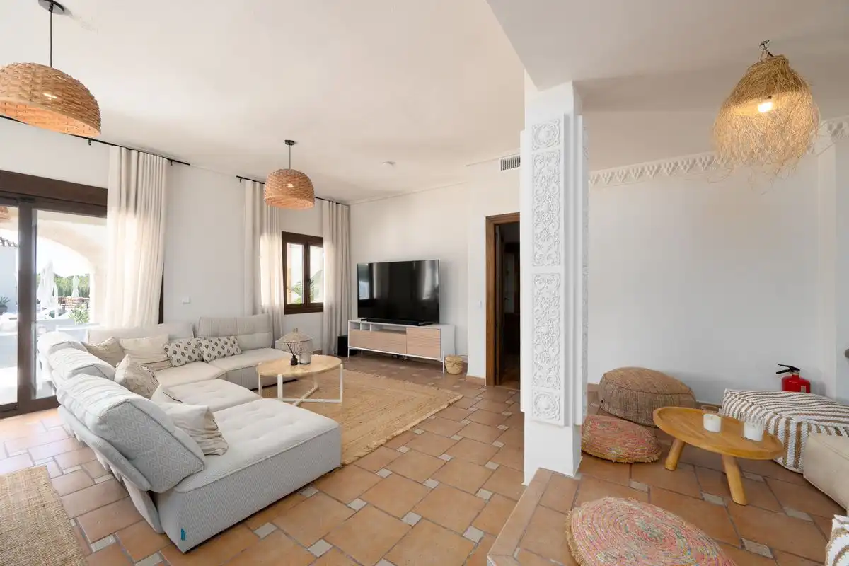 Sala de estar de Casa o chalet en venta en Elche / Elx con Aire acondicionado, Calefacción y Jardín privado