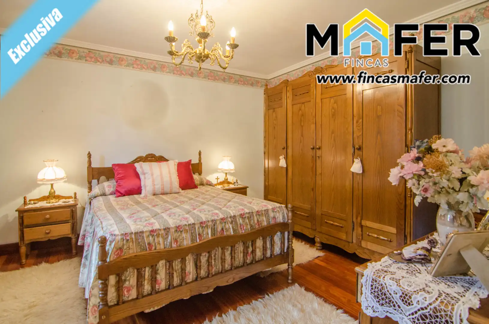 Habitación de Casa adosada en venta en Ruesga con Calefacción, Parquet y Balcón